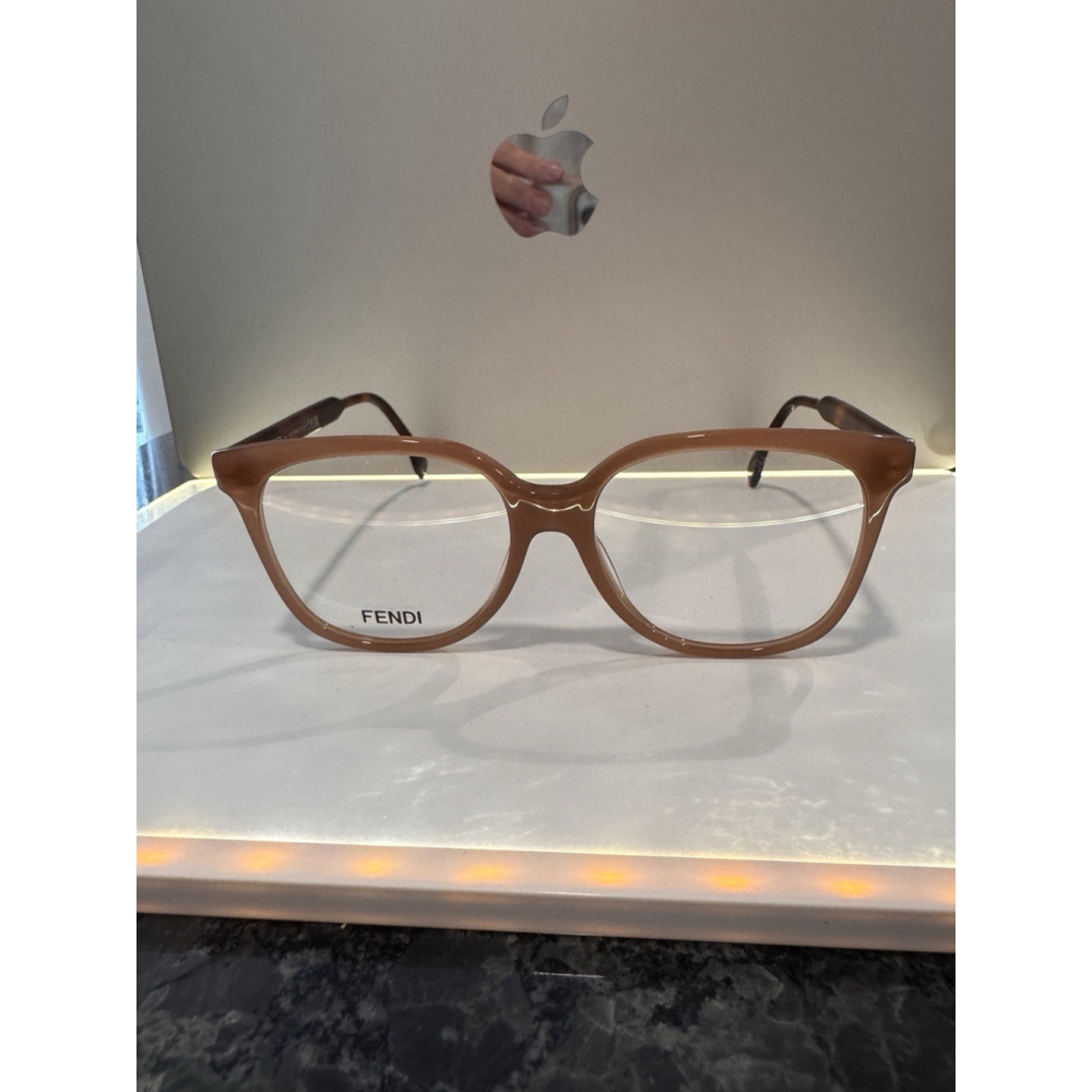 Fendi FE50058I 050 Round Eyeglasses 54-16-140